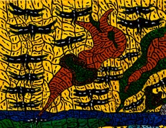 Tempus fugit I, Anick Langelier, 21° secolo, Outsider art, Pittura figurativa