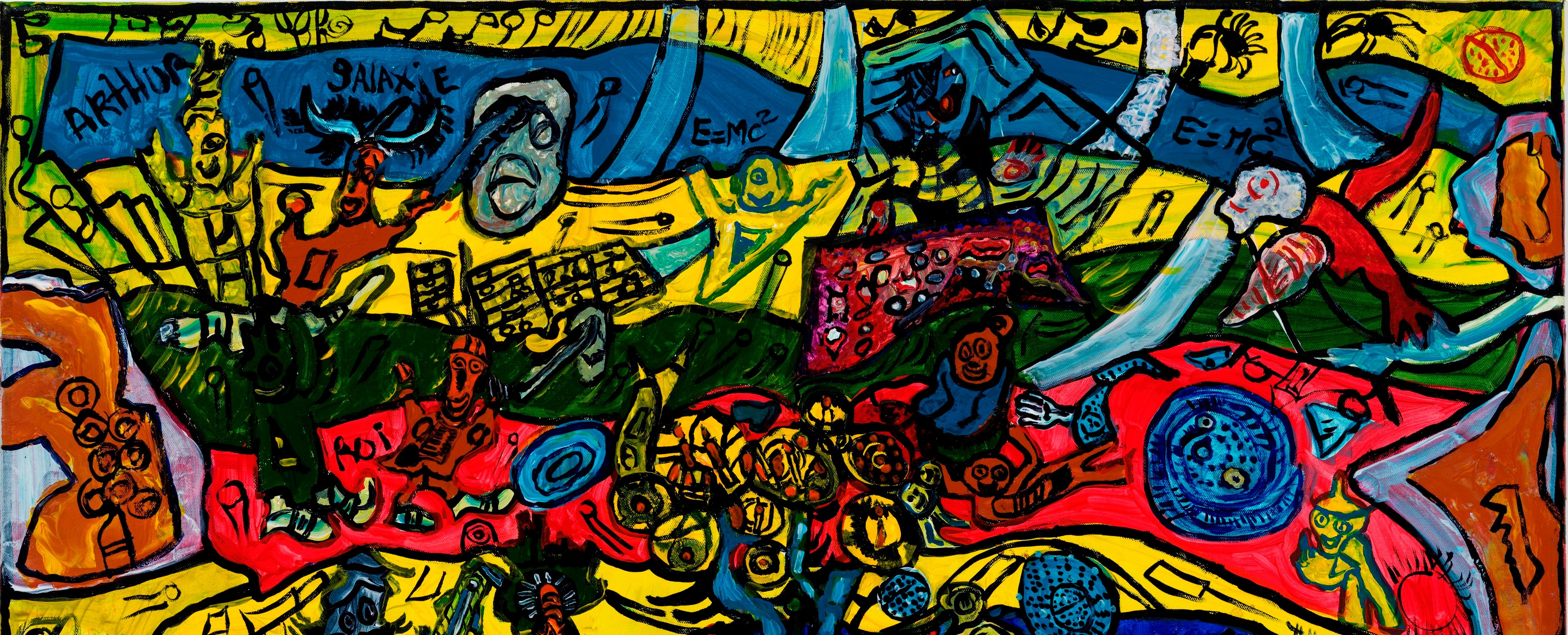 La Leyenda del Rey Arturo - Anick Langelier, Siglo XXI, Arte outsider en venta 2
