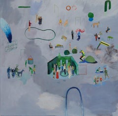 Parallel events #1 - 21st Century, Contemporary, Figurative Painting