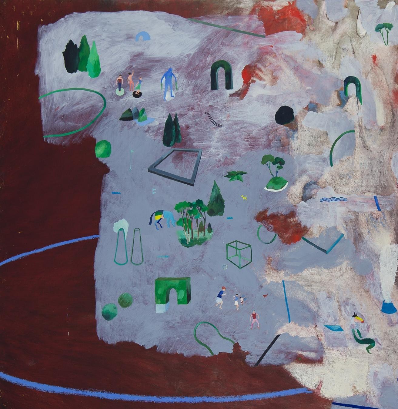 Memomia selettiva #1 - Hélène Duclos, 21° secolo, Pittura figurativa in vendita 2