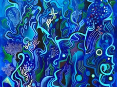 La forêt - Julien Calot, art du XXIe siècle, peinture figurative contemporaine