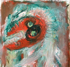 Coach Andr Bard - Julien Wolf, 21e siècle, peinture figurative contemporaine