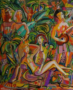 Bingin – Julien Calot, 21. Jahrhundert, Zeitgenössische figurative Malerei