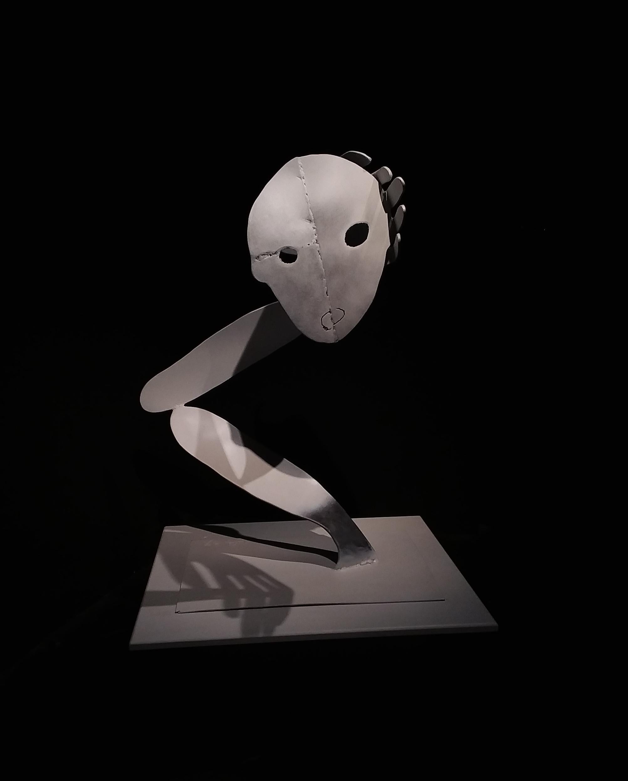 A bird without a song- Haude Bernabé, 21st Century, Contemporary metal sculpture