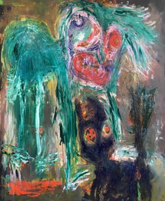 ¡La cena no ha terminado ! - Julien Wolf, Pintura expresionista contemporánea