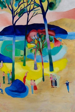 Cosmic pulse III- Hélène Duclos, 21st Century, Contemporary figurative painting