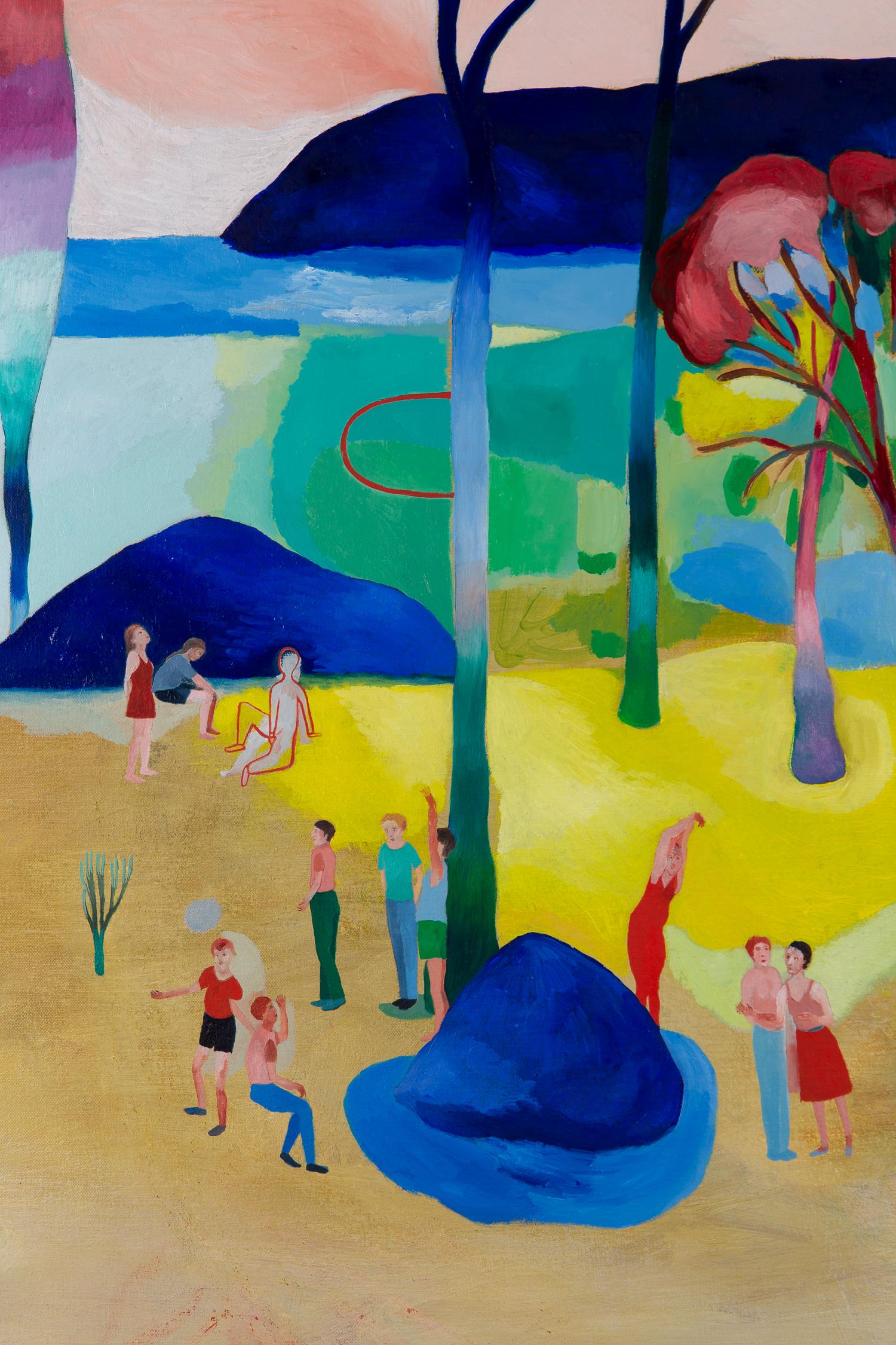 Impulso cosmico III- Hélène Duclos, 21° secolo, Pittura figurativa contemporanea in vendita 2