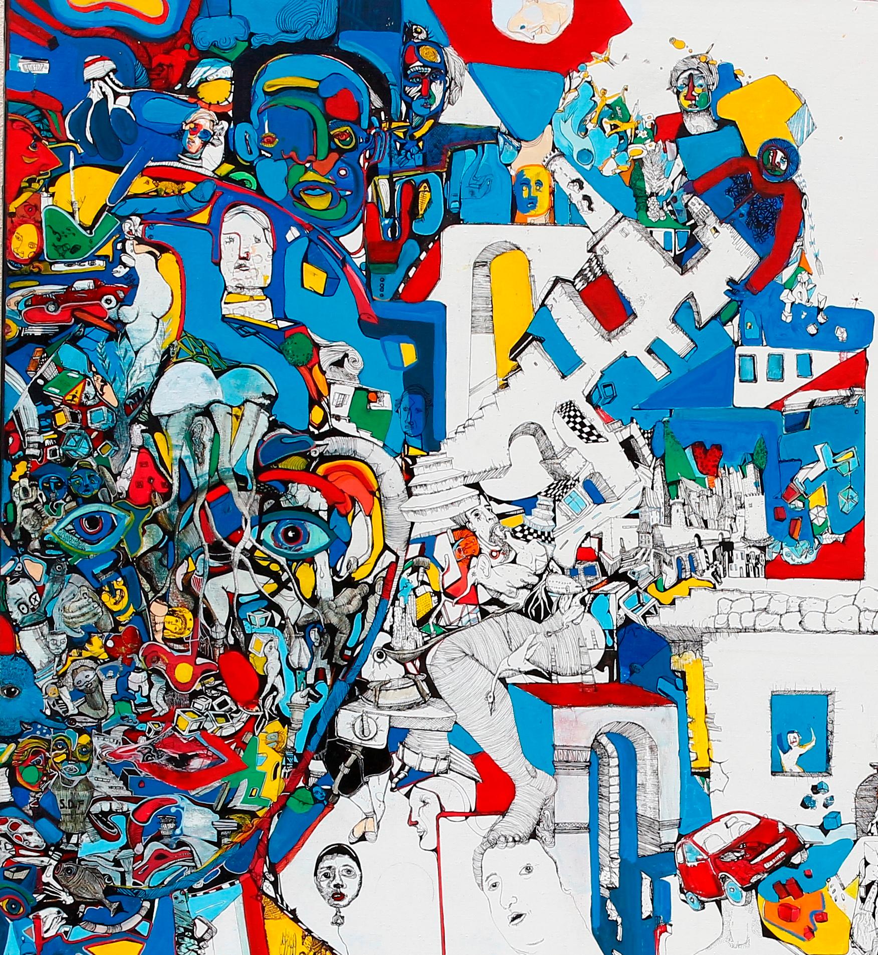 Paradigma - Antoine Néron Bancel, 21. Jahrhundert, Zeitgenössische figurative Malerei im Angebot 1