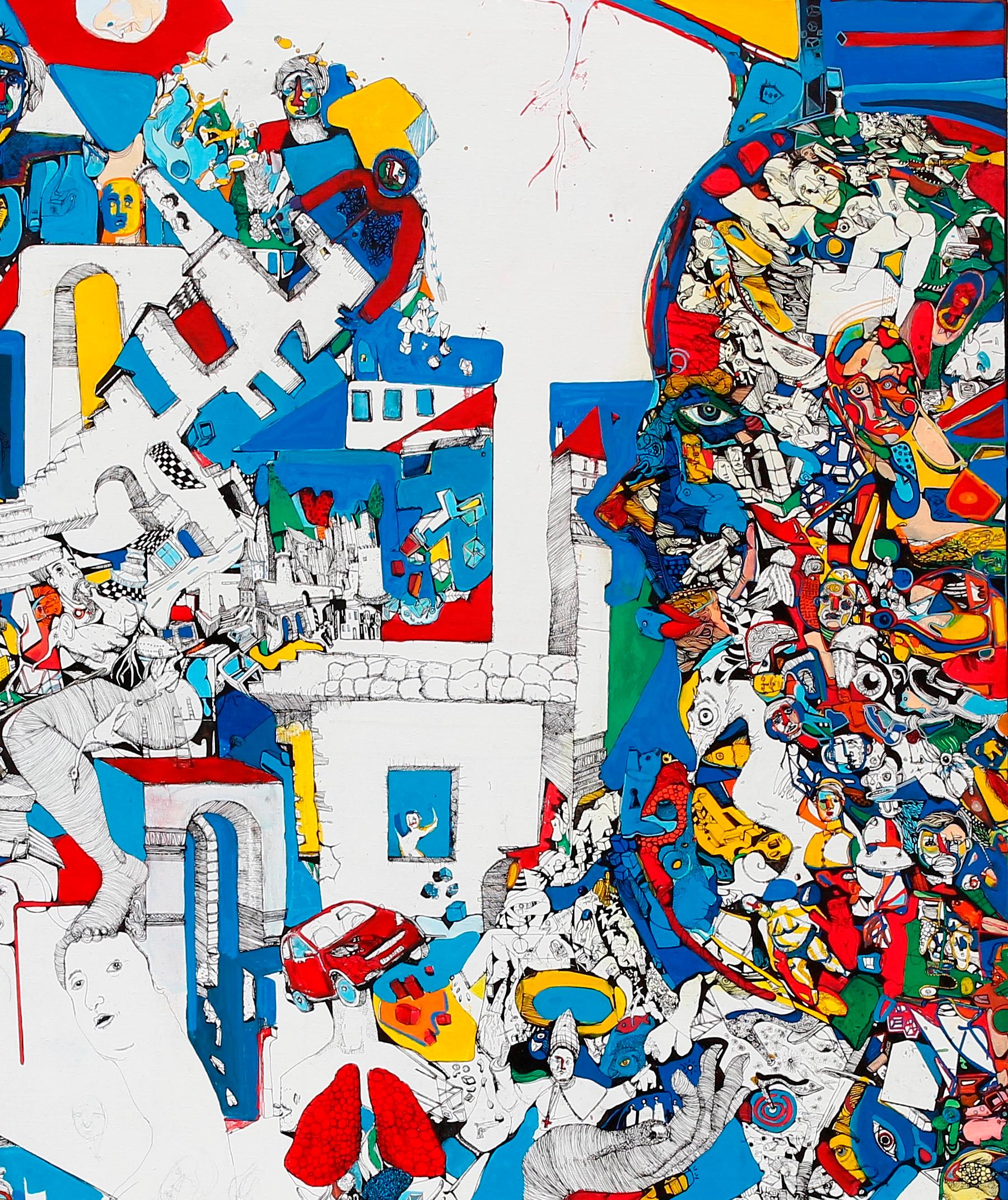 Paradigma - Antoine Néron Bancel, 21. Jahrhundert, Zeitgenössische figurative Malerei im Angebot 2