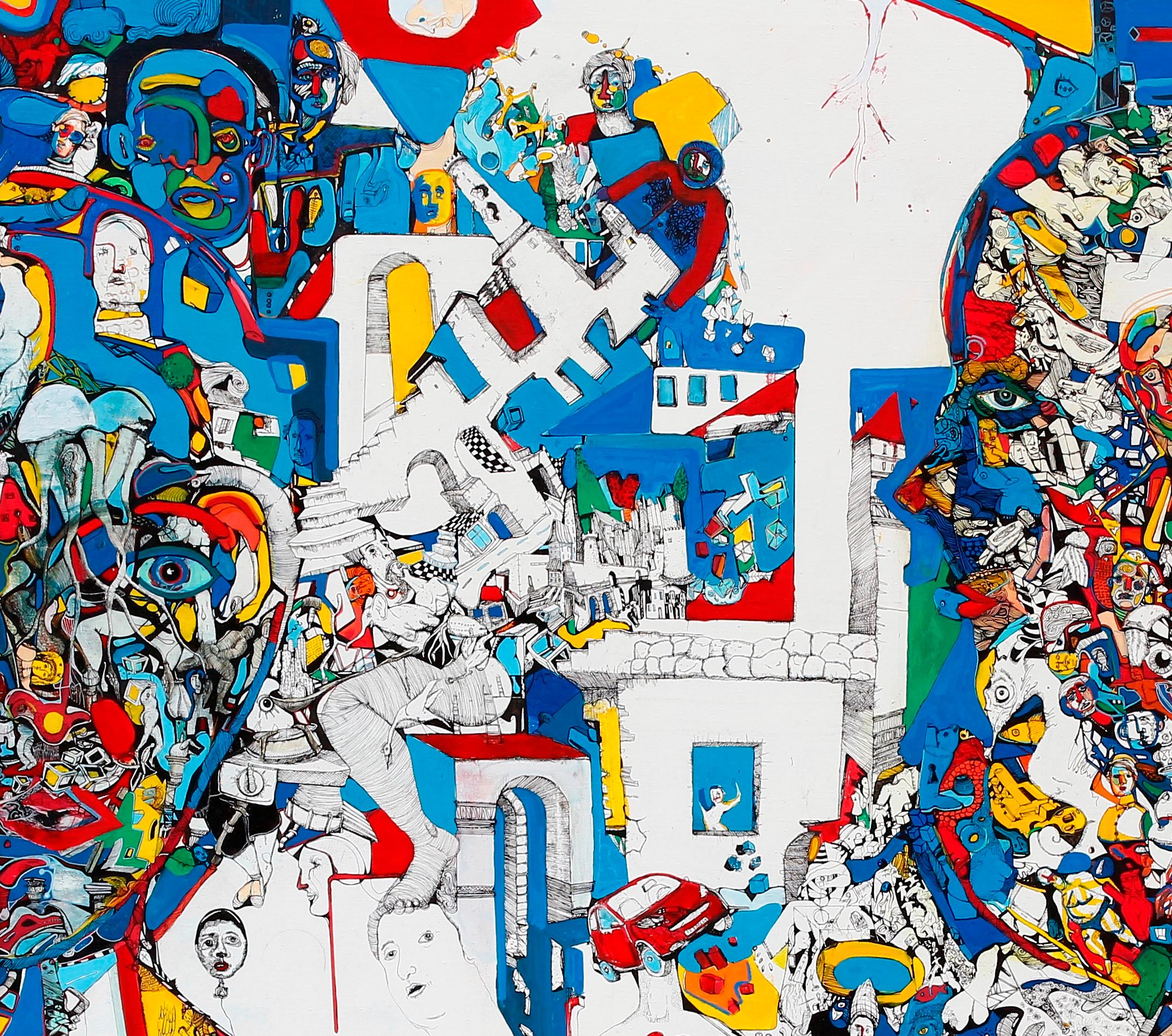 Paradigme - Antoine Néron Bancel, 21ème siècle, peinture figurative contemporaine en vente 4