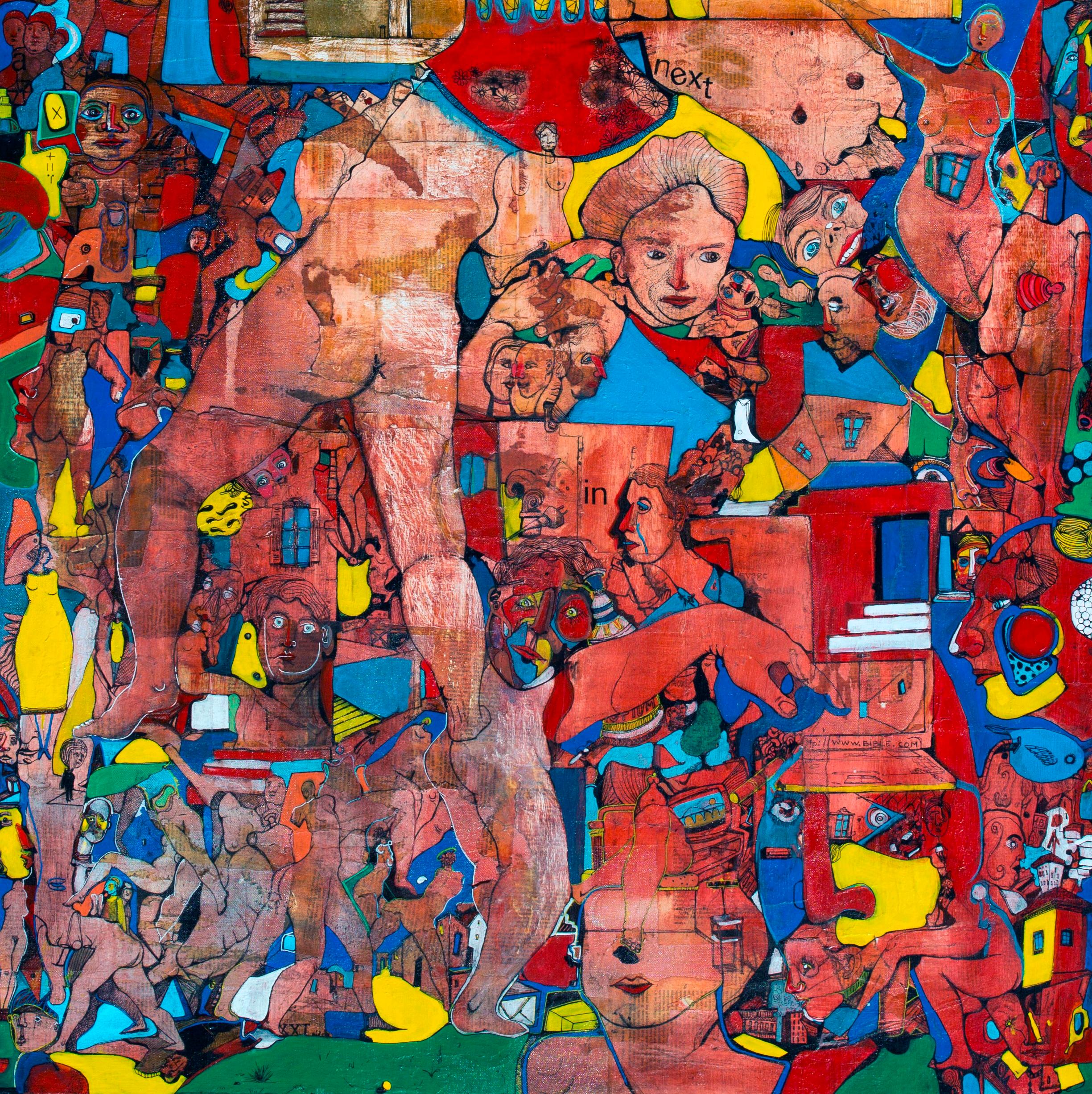 Amazonie - Antoine Nron Bancel, 21e siècle, peinture figurative contemporaine - Contemporain Painting par Antoine Néron Bancel
