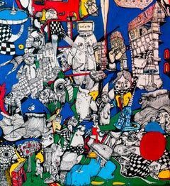 Pariser Strand-Antoine Nron-Bancel, 21. Jahrhundert, zeitgenössische figurative Malerei