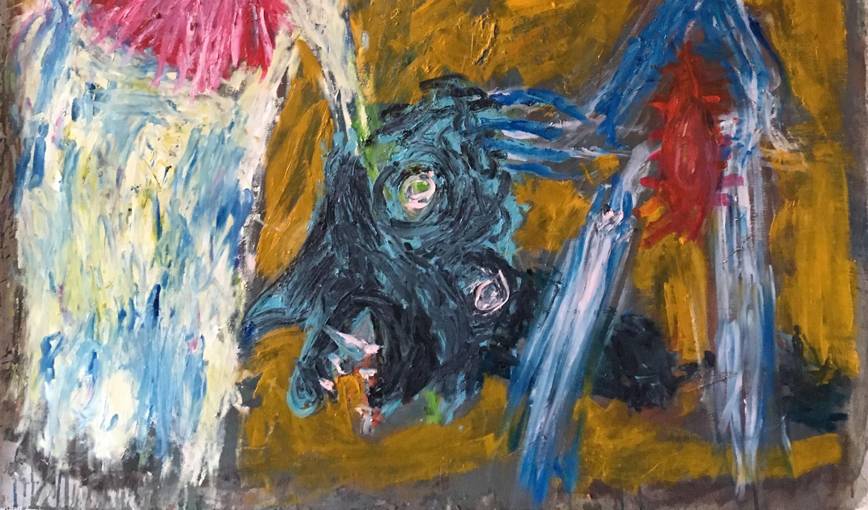 Recupero - Julien Wolf, 21° secolo, Pittura espressionista contemporanea in vendita 3