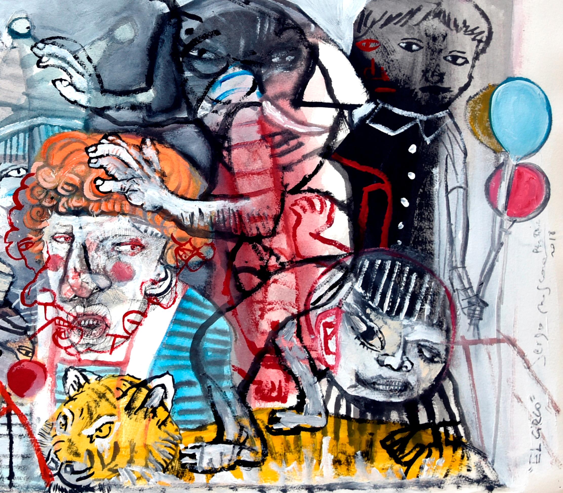The Circus - Sergio Moscona, 21st Century, Figurative painting 1
