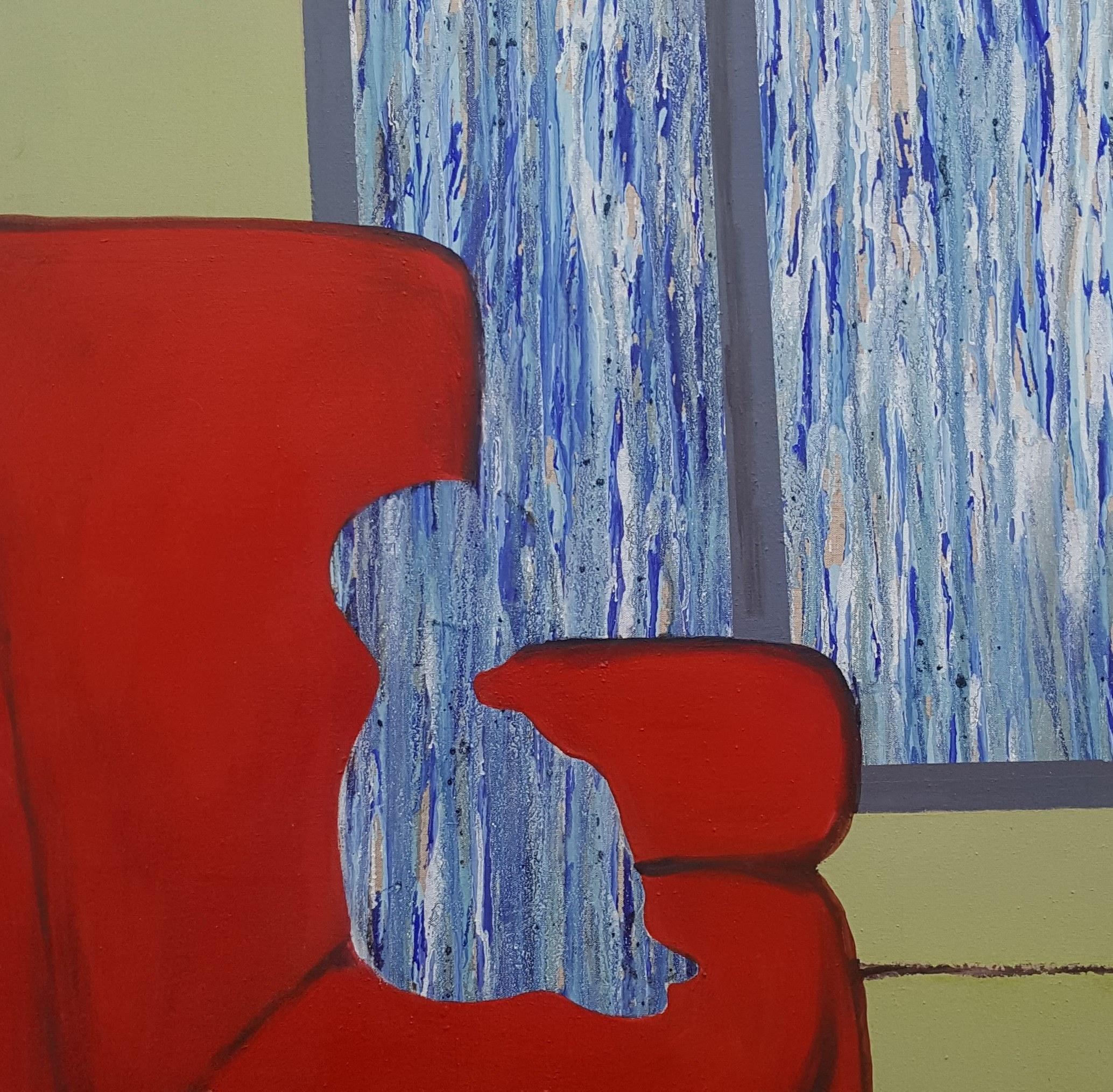 L'enfant de la pluie n°8 - Emmanuelle Messika, 21e siècle, peinture figurative en vente 1