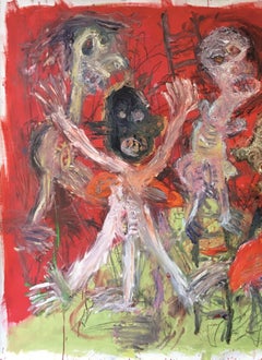Parnassus madness-Julien Wolf, 21st Century, Contemporary Expressionist Painting