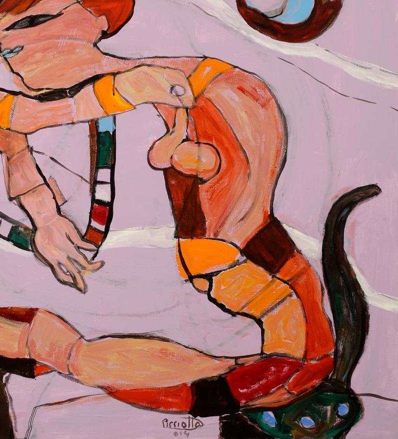 Donna alla guida - Simone Picciotto, 21° secolo, Pittura figurativa contemporanea in vendita 2