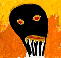 Desolate mais inattendue -Daniel Erban, 20e siècle, art outsider, figuratif