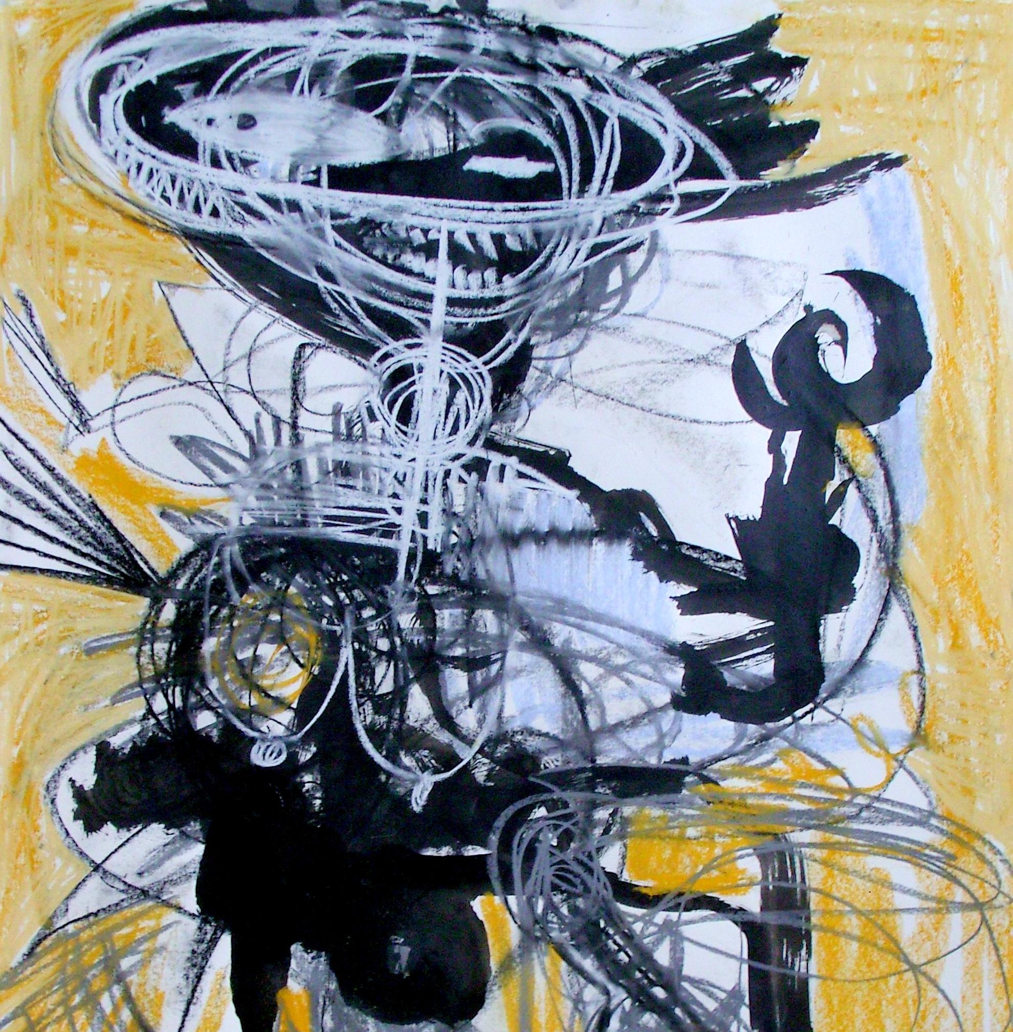 Untitled - Parmis Sayous 21st Century drawing, Iranian contemporary painter For Sale 1