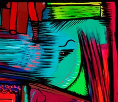 Hide-and-seek on the back seat - Paul-Louis Ordonneau, Contemporary painter