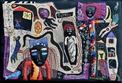 Abobo - Barbara d'Antuono, 21st Century Contempory textile art hand sewn