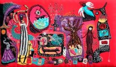 No lo olvides nunca. Barbara d'Antuono Arte textil contemporáneo del siglo XXI cosido a mano
