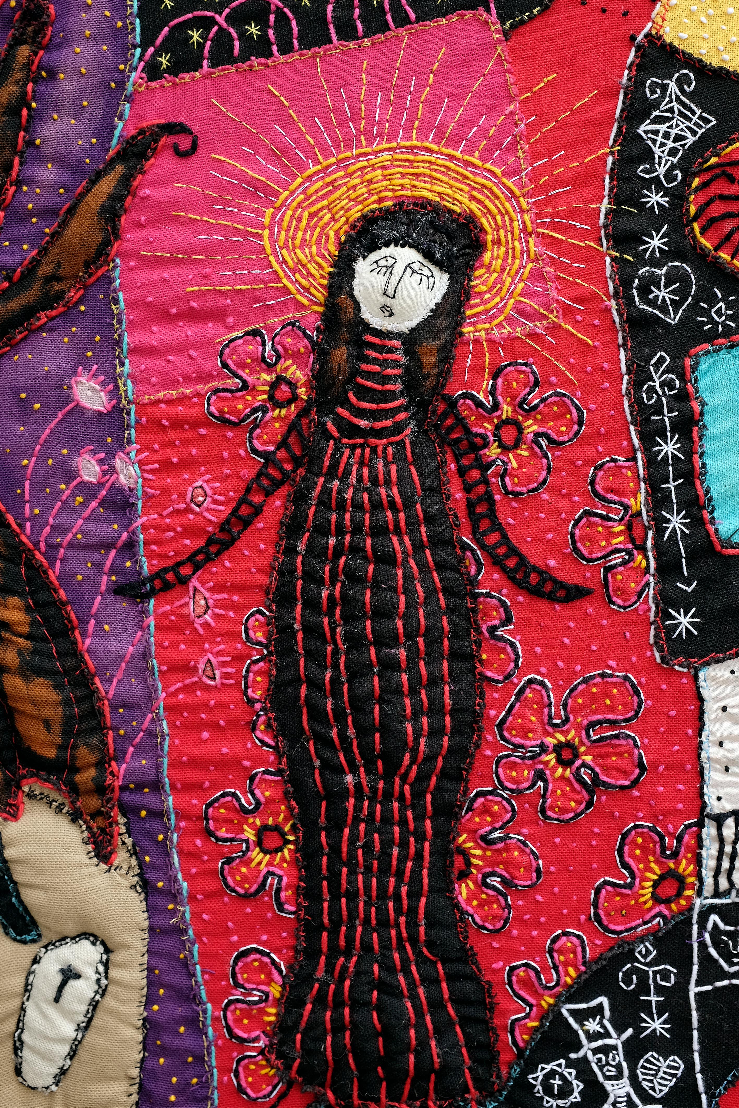 Never Vergessen Sie es! Barbara d'Antuono Zeitgenössische handgenähte Textilkunst des 21. Jahrhunderts im Angebot 2