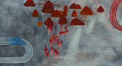 The protecting genius disappearance-Hélène Duclos, Contemporary figurative paint