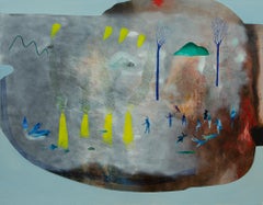 Cylcic movement #1 - Hélène Duclos, 21st Century, Contemporary figurative paint