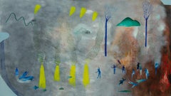 Cylcic movement #1 - Hélène Duclos, 21st Century, Contemporary figurative paint