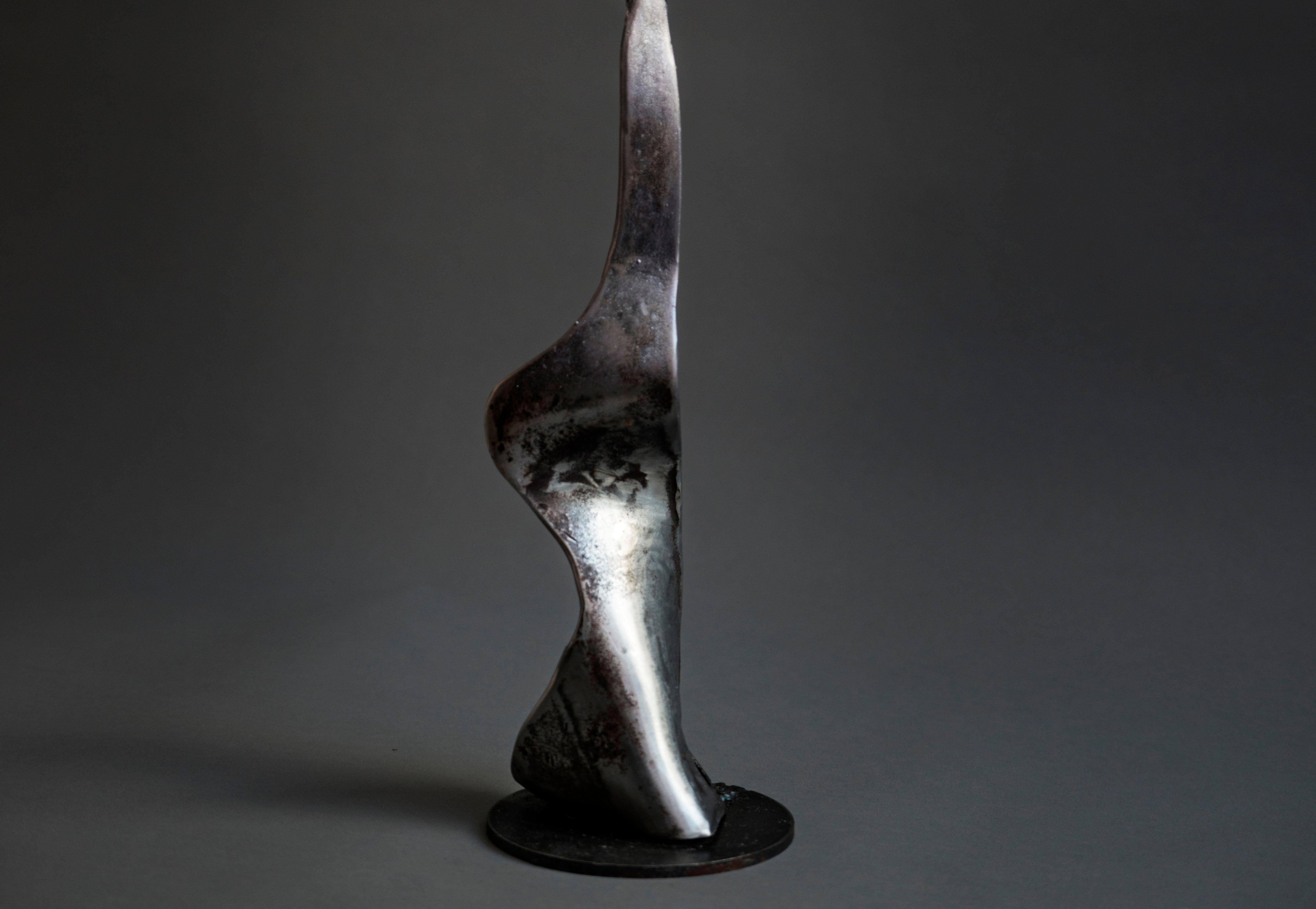 Moonshine - Haude Bernabé, 21. Jahrhundert, Contemporary Metallskulptur, Figur im Angebot 2