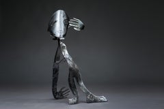 The Lunatic - Haude Bernabé, 21st Century, Contemporary metal sculpture, figure