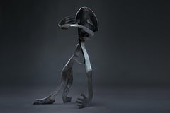 Lunatic - Haude Bernab, 21. Jahrhundert, Zeitgenössische Metallskulptur, Figur