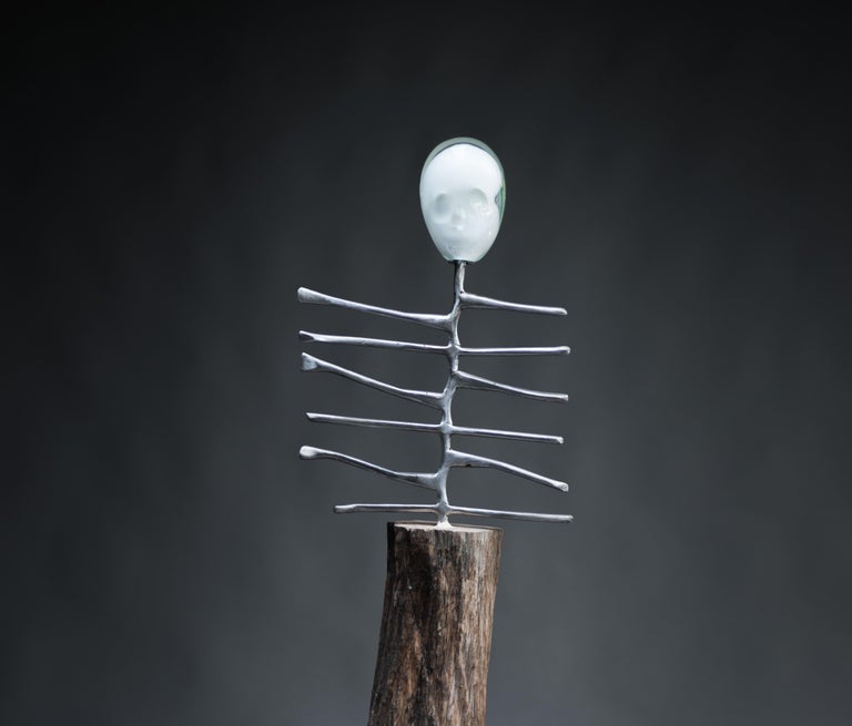 El Desdichado Haude Bernabé, 21st Century, Contemporary metal sculpture, figure For Sale 1