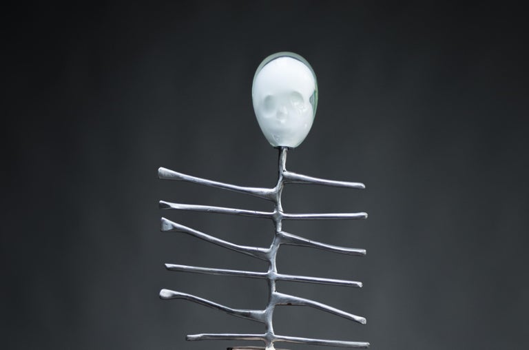 El Desdichado Haude Bernabé, 21st Century, Contemporary metal sculpture, figure For Sale 2