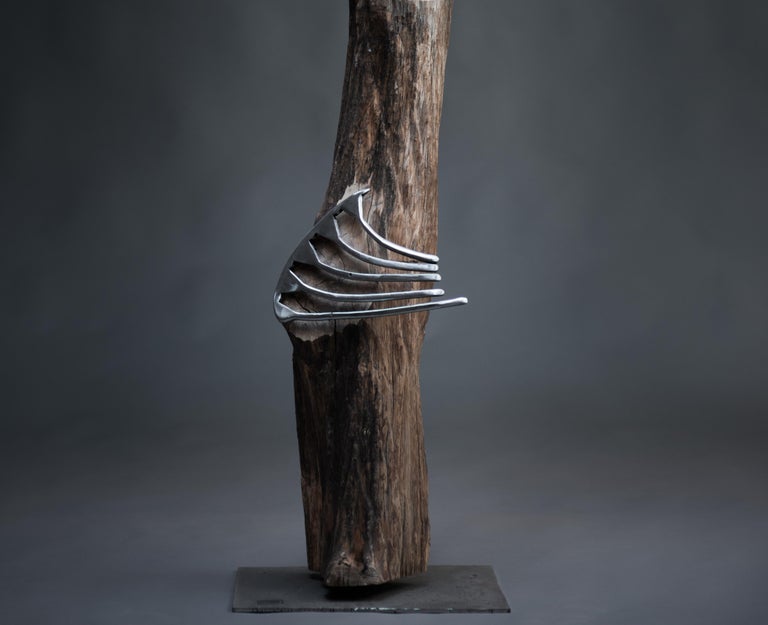 El Desdichado Haude Bernabé, 21st Century, Contemporary metal sculpture, figure For Sale 3