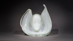 White Light - Haude Bernab, 21e siècle, sculpture contemporaine en verre soufflé de Murano