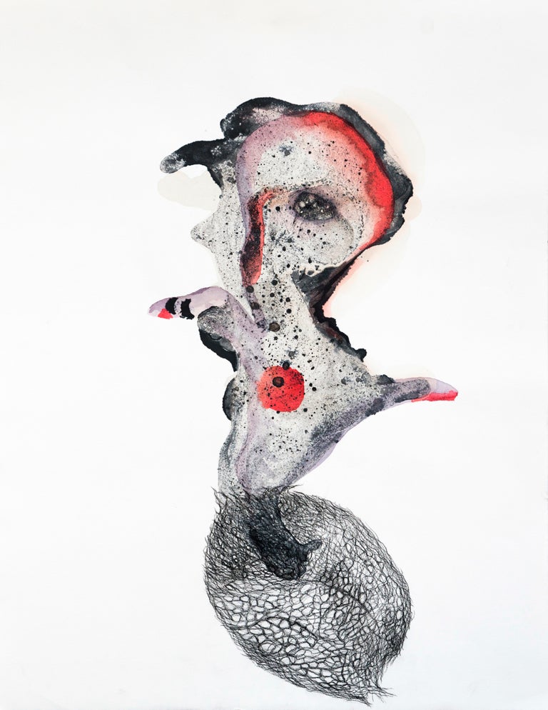 Metamorphosis I - Haude Bernabé, 21st Century, Contemporary Figurative Drawing - Art by Haude Bernabé