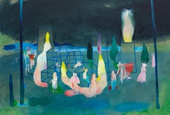 Incoherence of compulsory ways #1 - Hélène Duclos, Contemporary figurative paint
