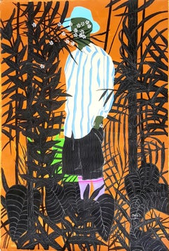 The gardener #1 - Moustapha Baïdi Oumarou, 21st Century, African painting