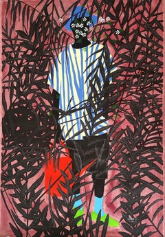 The gardener #2 - Moustapha Baïdi Oumarou, 21st Century, African painting