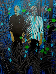 The jungle - Moustapha Baïdi Oumarou, 21st Century, African painting