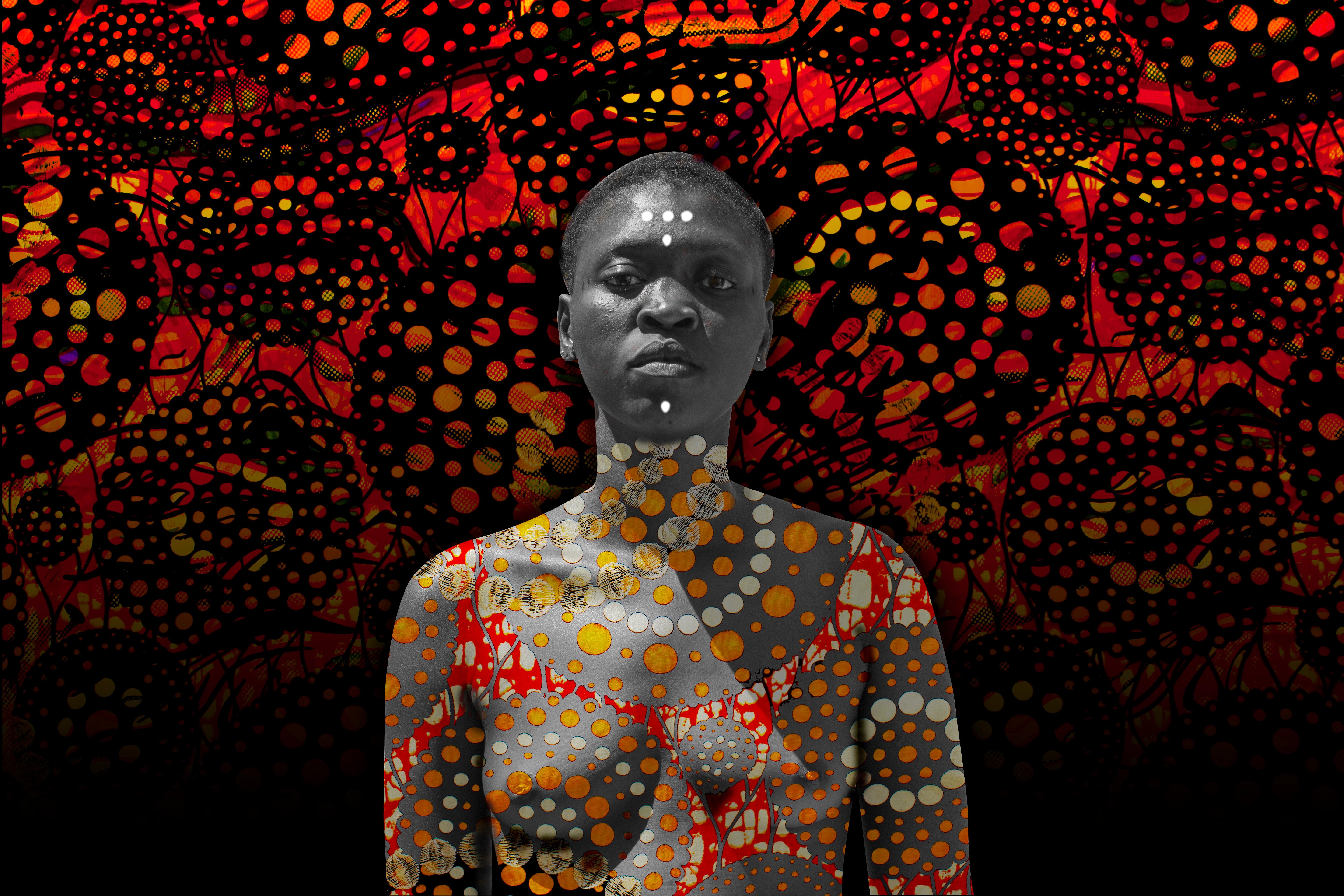 Masque à rebours Françoise Benomar, 21e siècle, Photographie africaine contemporaine