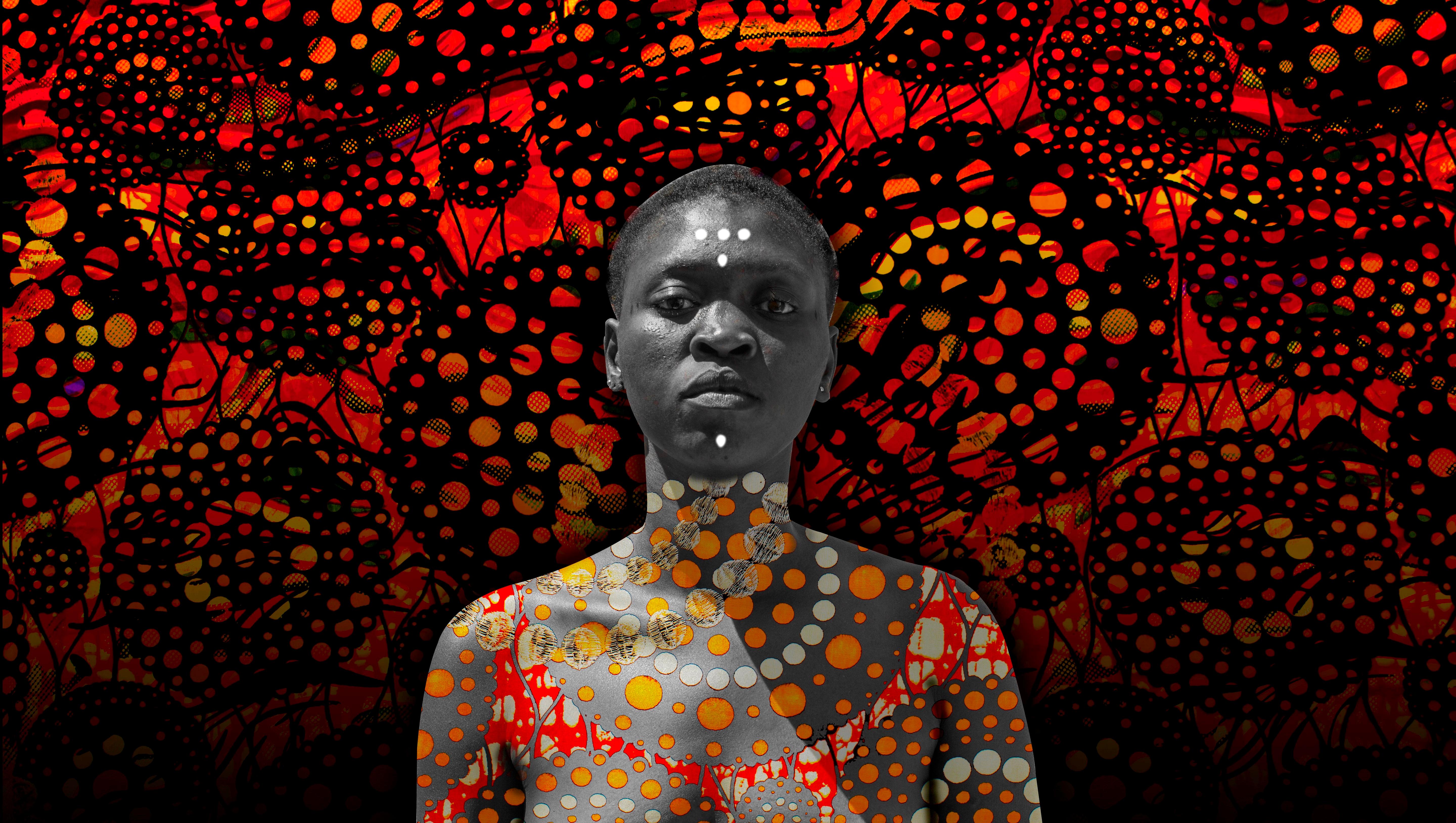 Masque à rebours Françoise Benomar, 21st Cent., African Contemporary Photography For Sale 1