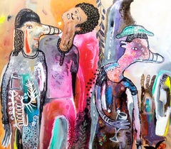 Love secret - William Bakaïmo, 21st Century, Contemporary African Painting