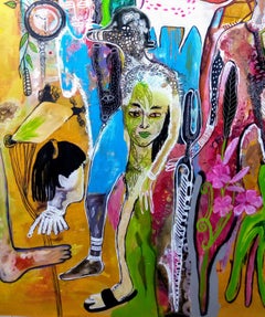 Saving - William Bakaïmo, 21st Century, Contemporary African Painting