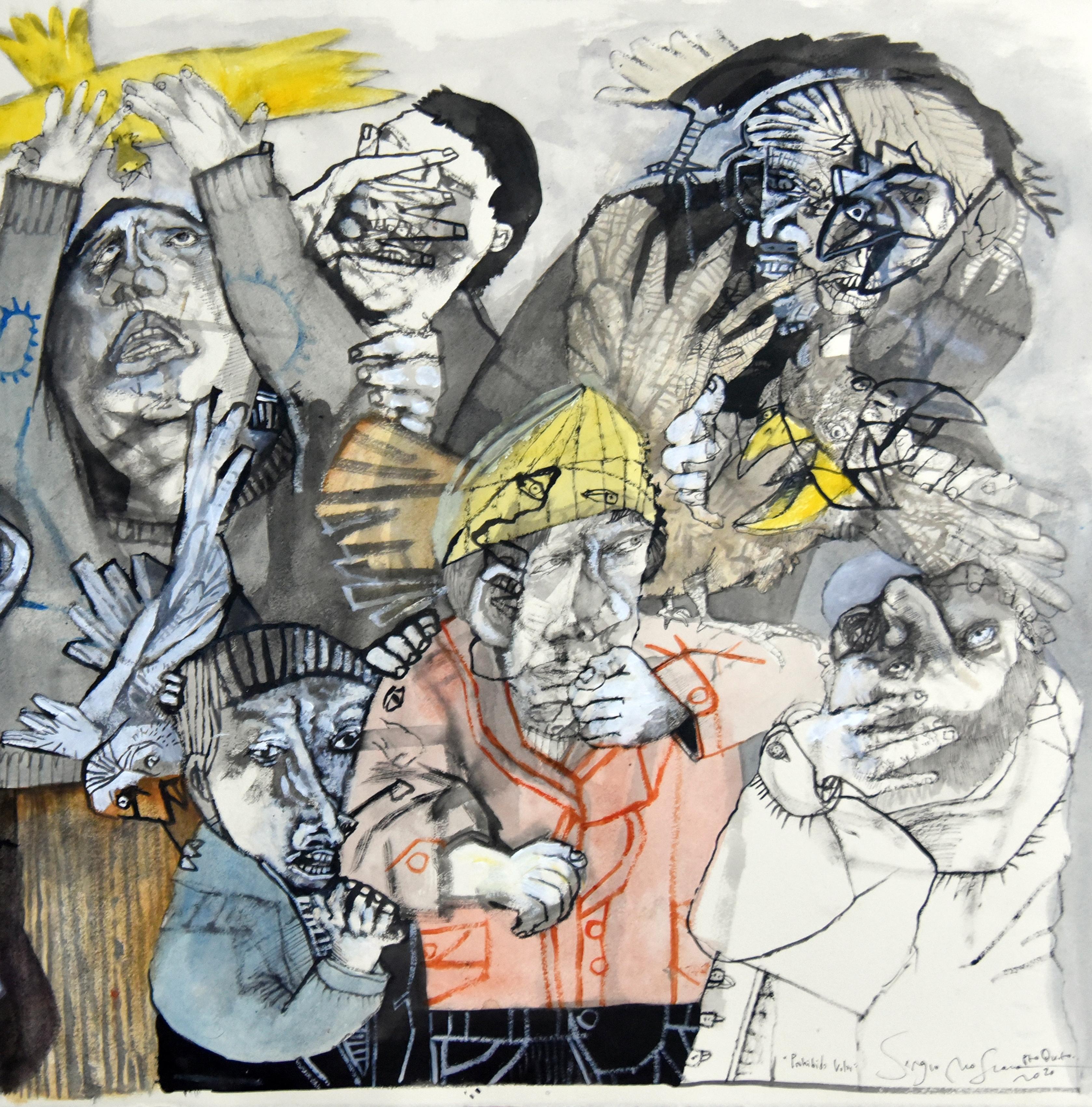 Prohibido volar - Sergio Moscona, 21st Century, Figurative painting 2