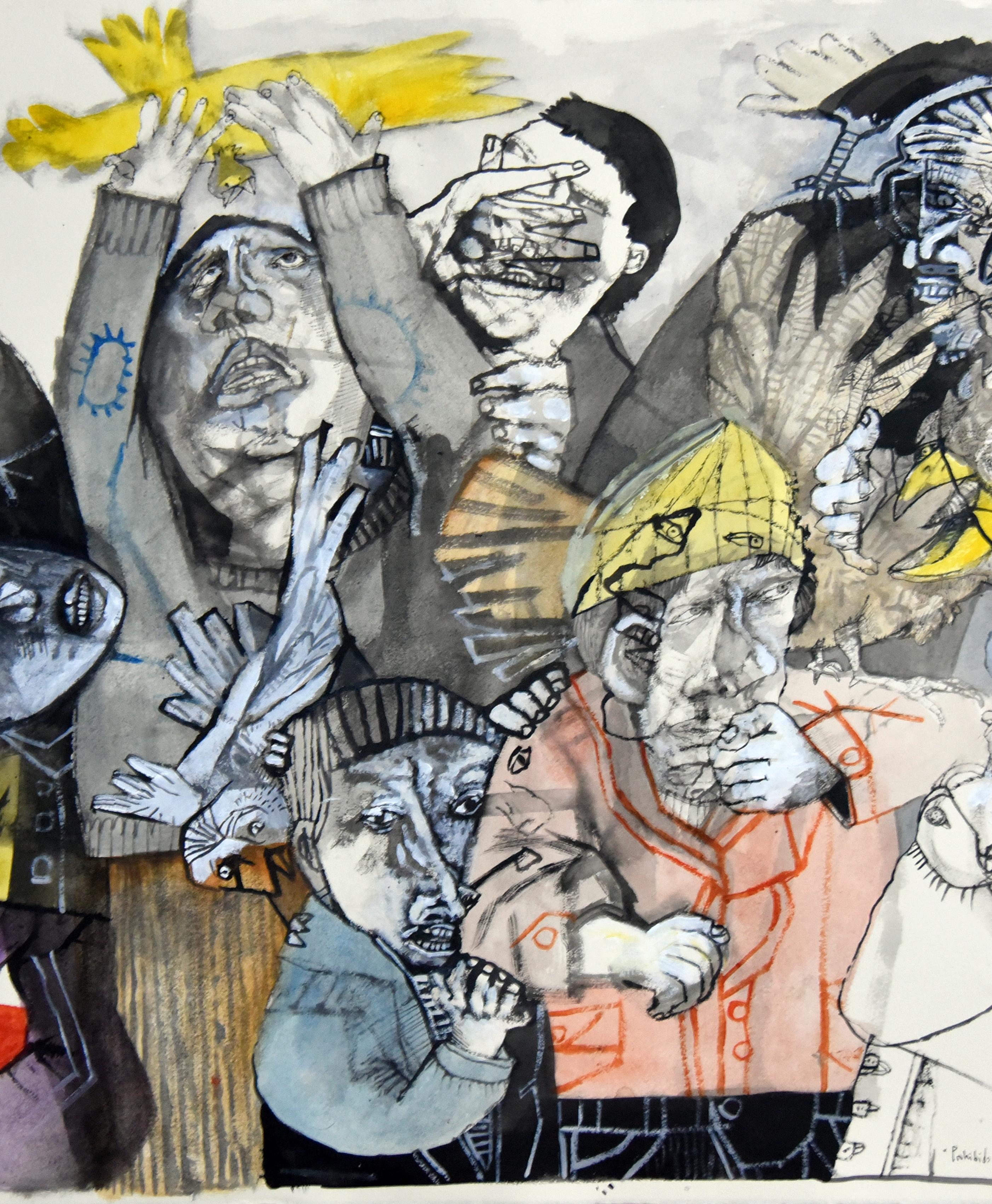 Prohibido volar - Sergio Moscona, 21st Century, Figurative painting 3