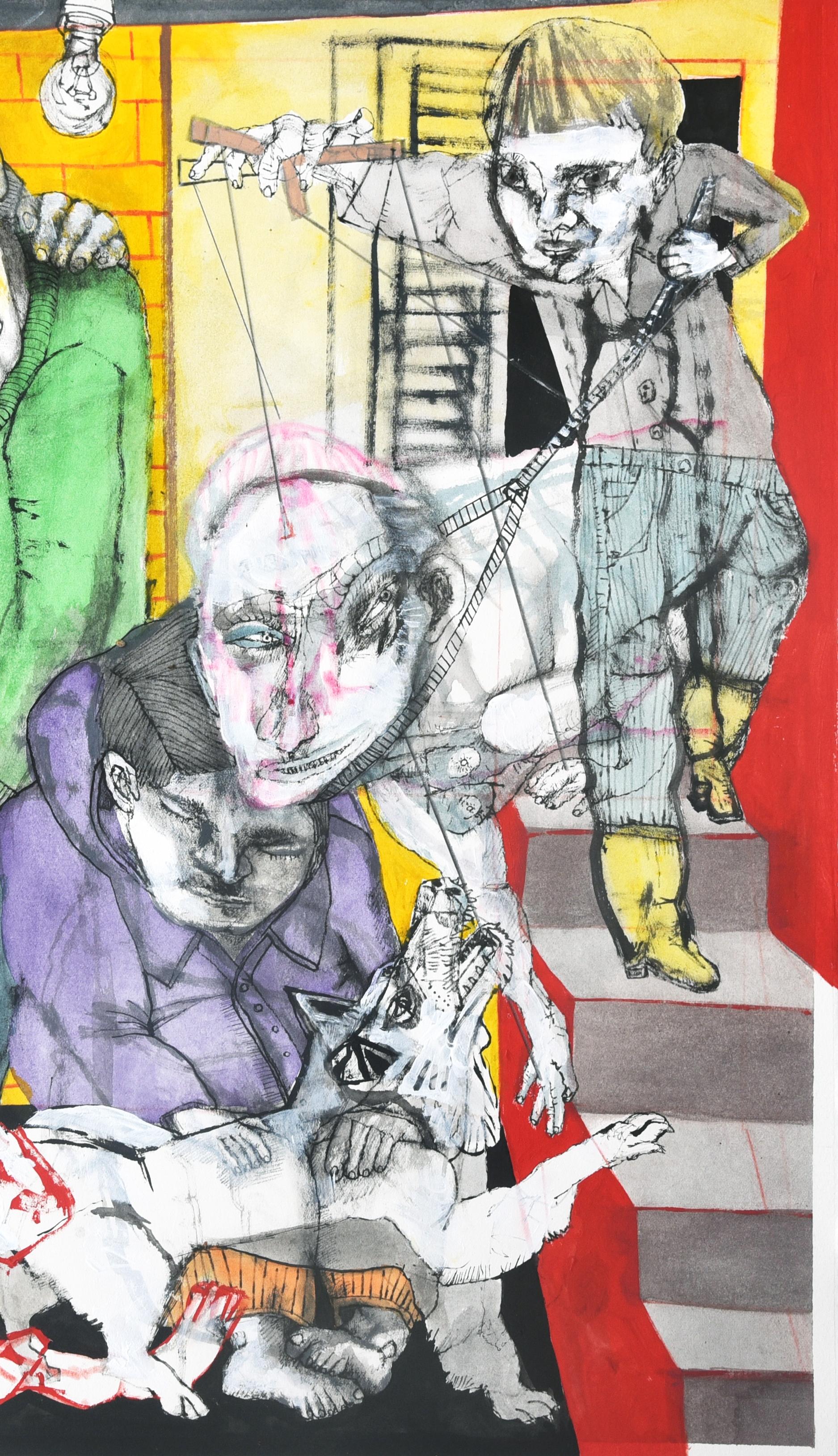 Festejos electorales - Sergio Moscona, 21st Century, Figurative painting 2
