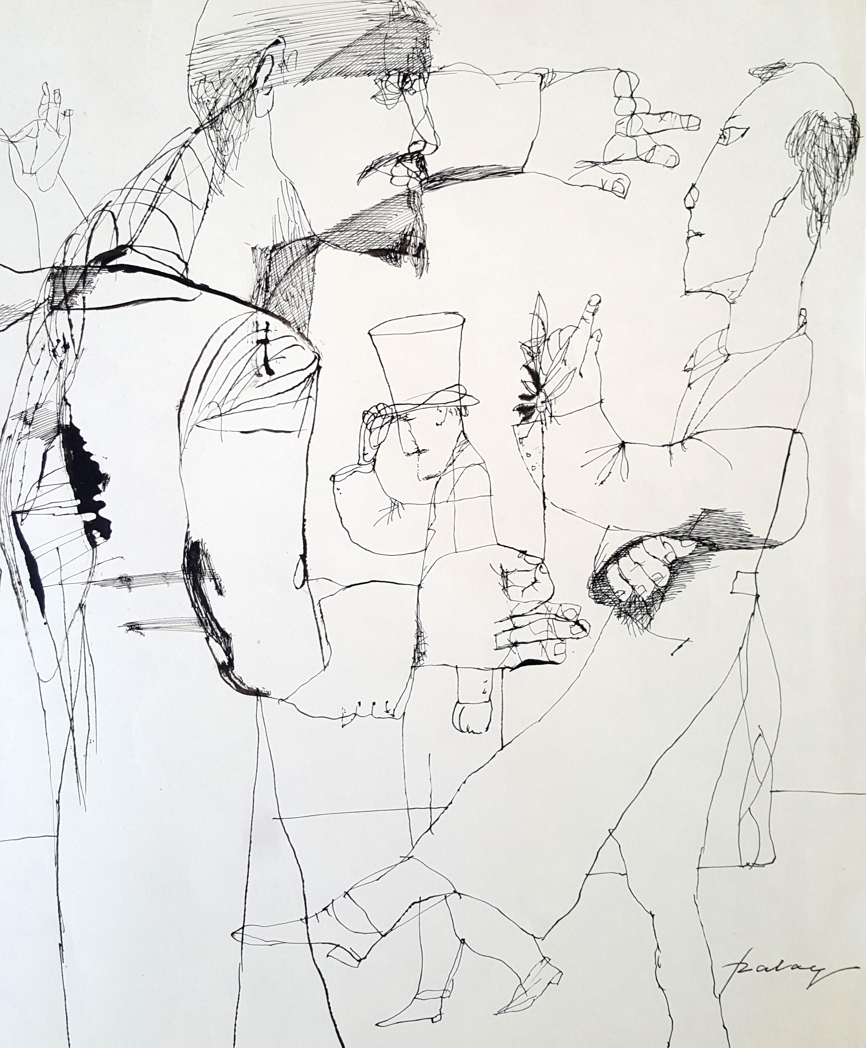 Salomè - Lajos Szalay, XX secolo, Disegno figurativo in vendita 3